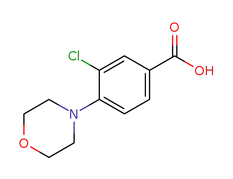 3-Chloro-4-morpholinobenzoic Acid
