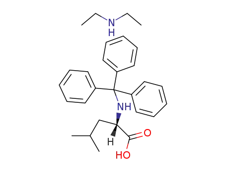 Molecular Structure of 3226-94-6 (N-ALPHA-TRITYL-L-LEUCINE DIETHYLAMINE)