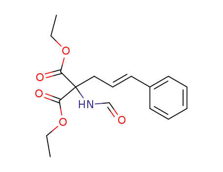 <i>trans</i>-cinnamyl-formylamino-malonic acid diethyl ester