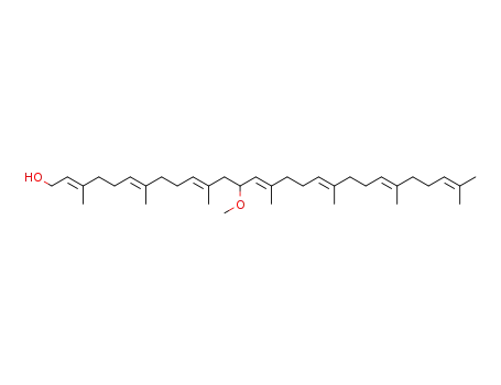 (2E,6E,10E,14E,18E,22E)-13-Methoxy-3,7,11,15,19,23,27-heptamethyl-octacosa-2,6,10,14,18,22,26-heptaen-1-ol