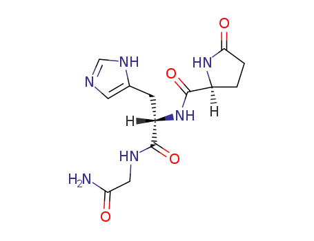 Molecular Structure of 27058-74-8 (PGLU-HIS-GLY AMIDE)