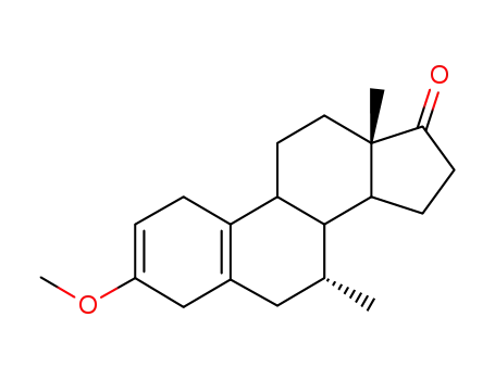 Molecular Structure of 32297-43-1 (3-Methoxy-7β-Methyl-estra-2,5(10)-dien-17-one)