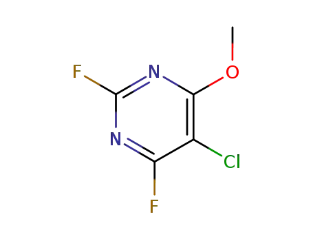Molecular Structure of 27265-89-0 (5-Chloro-2,4-difluoro-6-methoxypyrimidine)