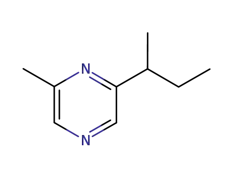 Molecular Structure of 32184-50-2 (2-Methyl-6-sec-butylpyrazine)