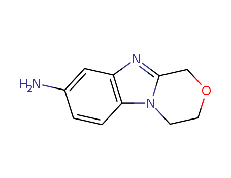 1H-[1,4]Oxazino[4,3-a]benzimidazol-8-amine,3,4-dihydro-