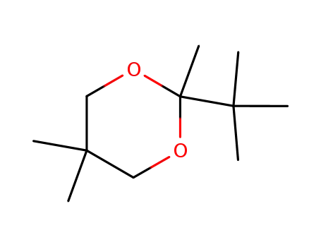 Molecular Structure of 32362-65-5 (2-Butyl-4,4,6-trimethyl-1,3-dioxane)
