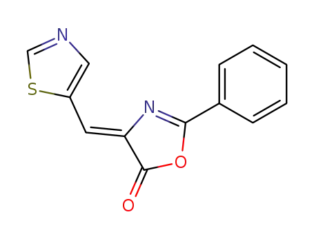 2-phenyl-4-thiazol-5-ylmethylen-4<i>H</i>-oxazol-5-one