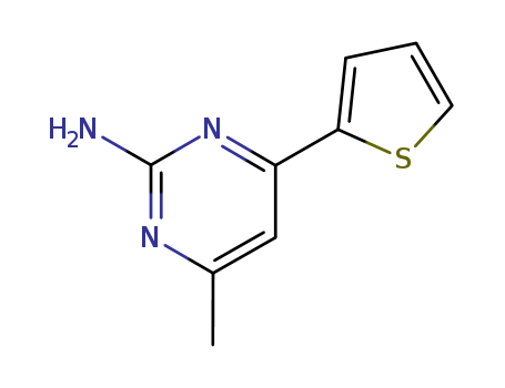 4-Methyl-6-(2-thienyl)-2-pyrimidinamine 26963-43-9
