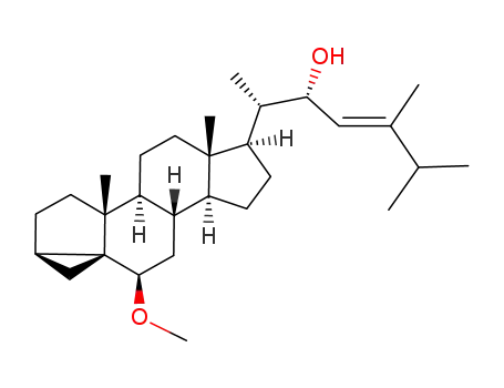 (22R,23E)-6β-methoxy-3α,5-cyclo-5α-ergost-23-en-22-ol
