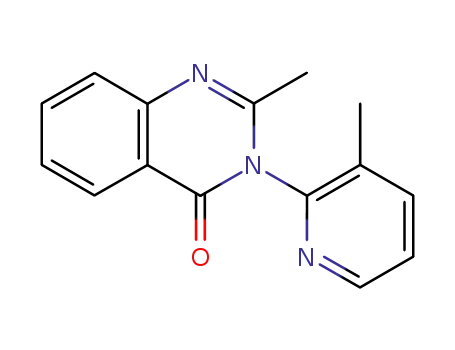 Molecular Structure of 3214-64-0 (2-methyl-3-(3-methylpyridin-2-yl)quinazolin-4(3H)-one)