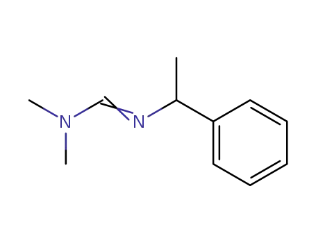 Molecular Structure of 27159-78-0 (N1,N1-Dimethyl-N2-(1-phenylethyl)formamidine)