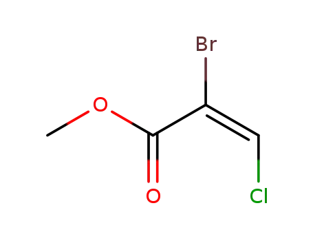 methyl trans-2-bromo-3-chloropropenoate