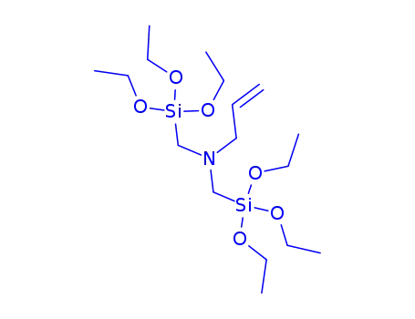 Molecular Structure of 26868-19-9 (N,N-bis[(triethoxysilyl)methyl]allylamine)