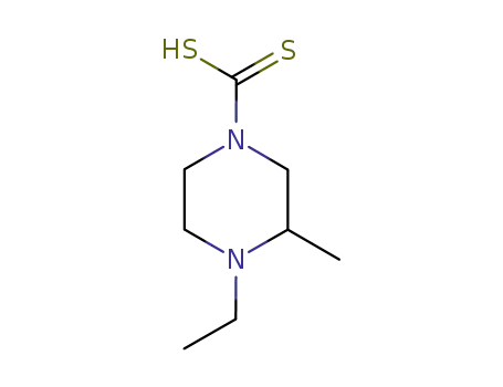 Molecular Structure of 26864-83-5 (4-ethyl-3-methylpiperazine-1-carbodithioic acid)