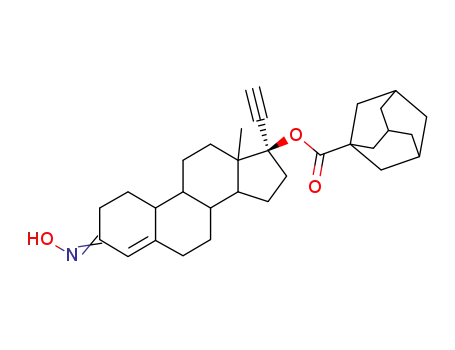 (17R)-3-(ヒドロキシイミノ)-19-ノルプレグナ-4-エン-20-イン-17-オール17-(1-アダマンタンカルボキシラート)