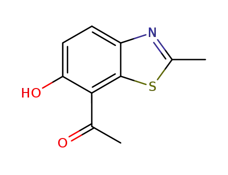 Ketone, 6-hydroxy-2-methyl-7-benzothiazolyl methyl (8CI)