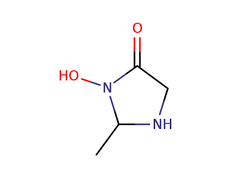 Molecular Structure of 27230-61-1 (3-hydroxy-2-methylimidazolidin-4-one)