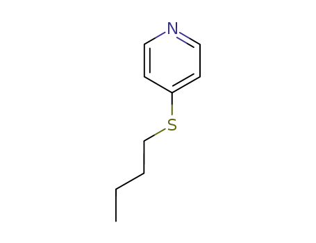 Molecular Structure of 26891-64-5 (4-(Butylthio)pyridine)