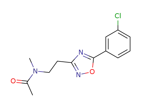 N-{2-[5-(3-chlorophenyl)-1,2,4-oxadiazol-3-yl]ethyl}-N-methylacetamide