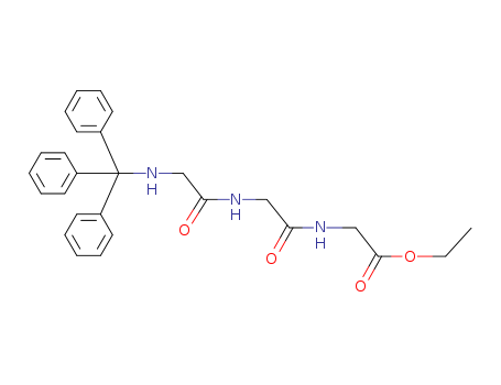 Glycine,N-[N-[N-(triphenylmethyl)glycyl]glycyl]-, ethyl ester (9CI) cas  3226-86-6