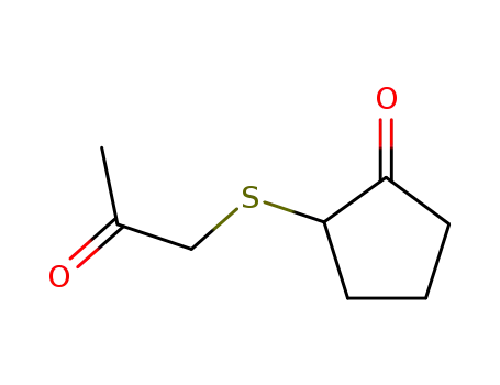 2-<(2'-oxopropyl)thio>cyclopentanone