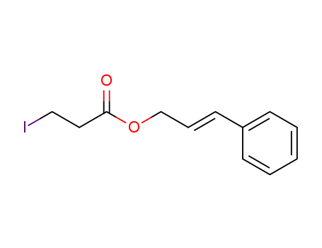 Propanoic acid, 3-iodo-, 3-phenyl-2-propenyl ester