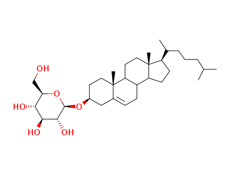 D-Glucopyranoside, (3b)-cholest-5-en-3-yl (9CI)