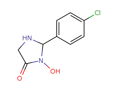 Molecular Structure of 27223-95-6 (2-(4-chlorophenyl)-3-hydroxyimidazolidin-4-one)