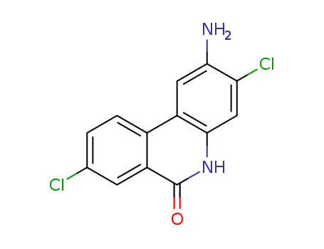 6(5H)-Phenanthridinone,2-amino-3,8-dichloro- cas  26844-84-8