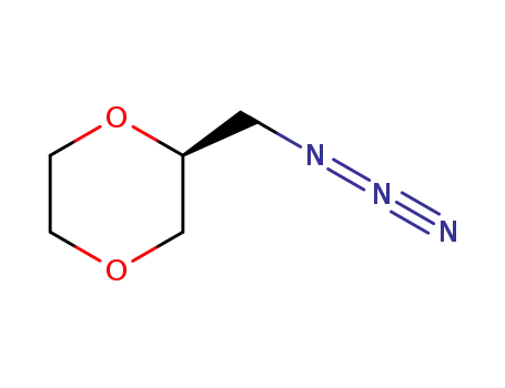 Molecular Structure of 1569298-19-6 ((S)-2-(azidomethyl)-1,4-dioxane)