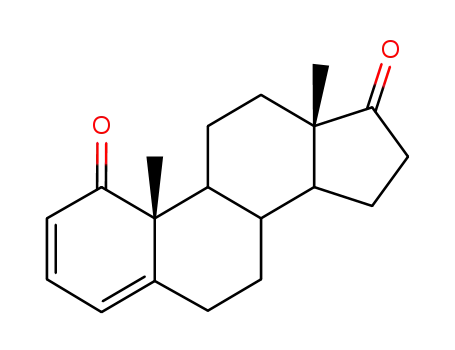 Molecular Structure of 27255-55-6 (2,4-Androstadiene-1,17-dione)