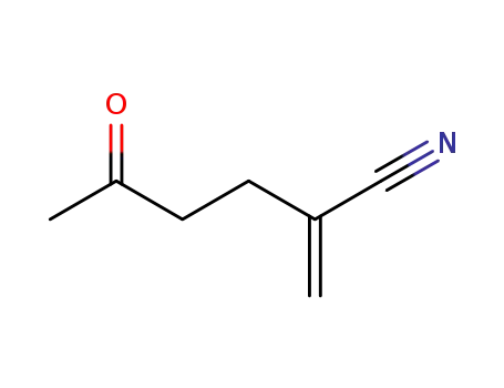 Molecular Structure of 272109-12-3 (Hexanenitrile, 2-methylene-5-oxo- (9CI))