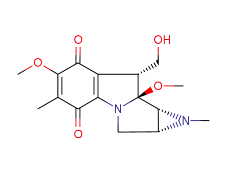 Molecular Structure of 26909-45-5 (DecarbaMoylMethylMitoMycin A)