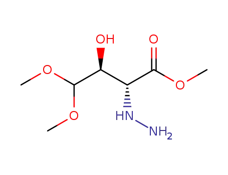 (2R,3S)-2-Hydrazino-3-hydroxy-4,4-dimethoxy-butyric acid methyl ester
