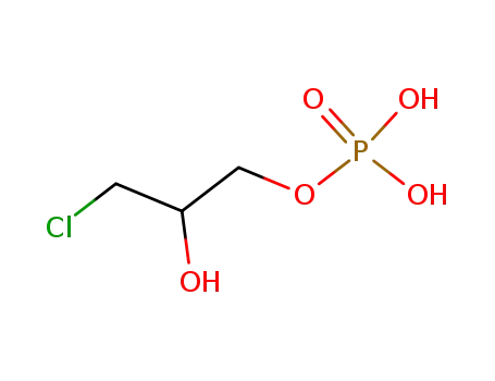 Molecular Structure of 26807-13-6 (alpha-chlorohydrin-1-phosphate)