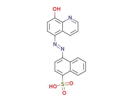 4-(8-Hydroxy-5-quinolylazo)-1-naphthalenesulfonic acid