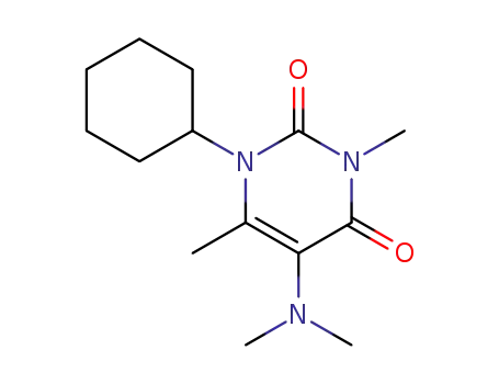 1-シクロヘキシル-3,6-ジメチル-5-(ジメチルアミノ)ウラシル