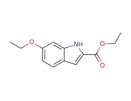 Molecular Structure of 26960-62-3 (Ethyl-6-ethoxyindol-2-carboxylat)
