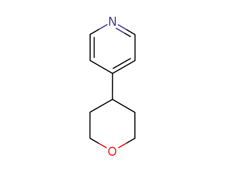 Molecular Structure of 26684-56-0 (4-(tetrahydro-2H-pyran-4-yl)pyridine)