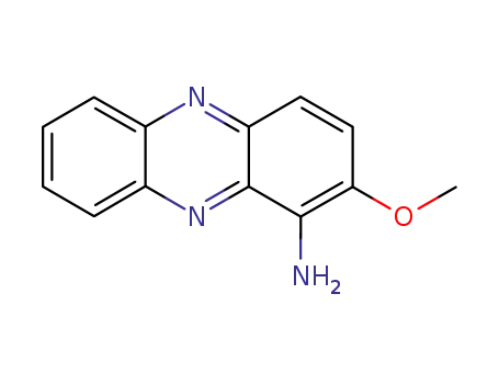 Molecular Structure of 3224-52-0 (2-METHOXY-PHENAZIN-1-YLAMINE)