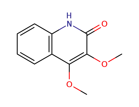Molecular Structure of 2721-56-4 (3,4-Dimethoxy-2-quinolinol)