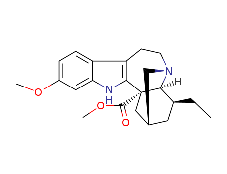 Ibogamine-18-carboxylicacid, 13-methoxy-, methyl ester cas  596-54-3