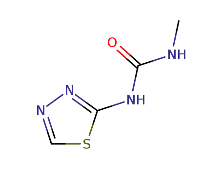 Molecular Structure of 26676-41-5 (1-methyl-3-(1,3,4-thiadiazol-2-yl)urea)