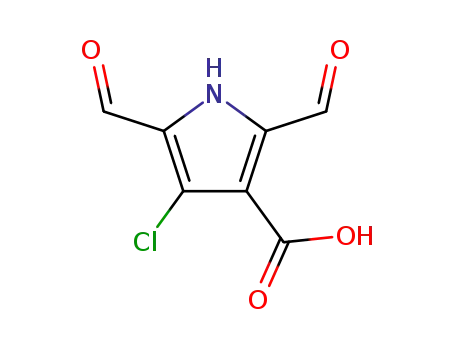 4-chloro-2,5-diformyl-pyrrole-3-carboxylic acid