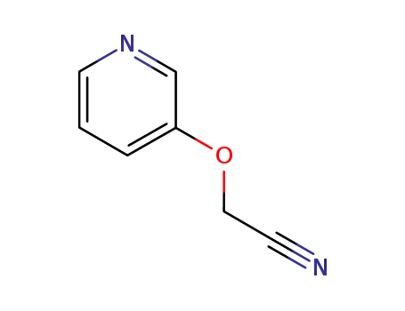 Molecular Structure of 266348-17-8 (Acetonitrile, (3-pyridinyloxy)- (9CI))