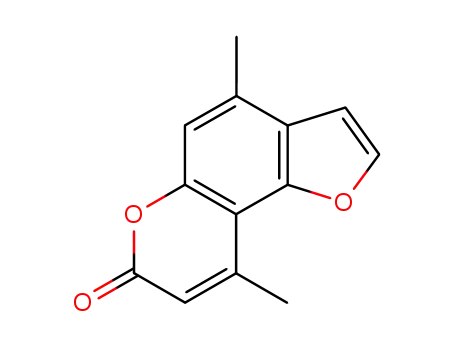 Molecular Structure of 27038-42-2 (4,7-dimethylallopsoralen)