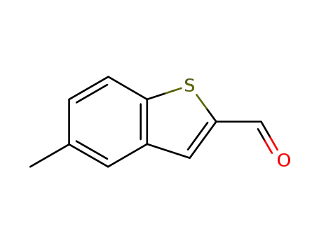 Molecular Structure of 27035-41-2 (5-METHYL-1-BENZOTHIOPHENE-2-CARBALDEHYDE)