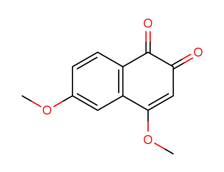 Molecular Structure of 32358-80-8 (4,6-Dimethoxy-1,2-naphthalenedione)