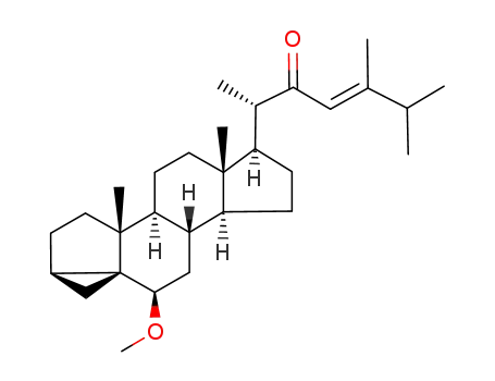 (23E)-24-methyl-6β-methoxy-3α,5-cyclo-5α-cholest-23-ene-22-one