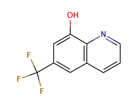 Molecular Structure of 321-70-0 (6-trifluoromethyl-quinolin-8-ol)